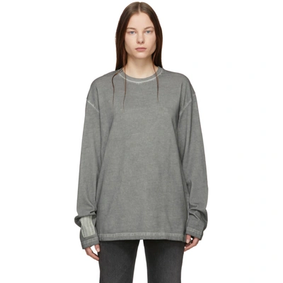 A-cold-wall* Grey Bracket Long Sleeve T-shirt In Sc42 Medgry