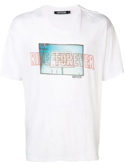 Adaptation White Ride Forever T-shirt