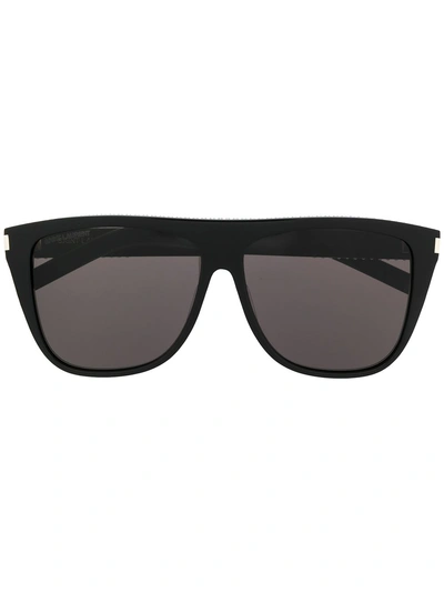 Saint Laurent Eyewear New Wave Sl 1/f Sunglasses - 黑色 In Black