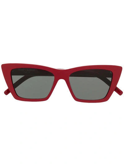 Saint Laurent Eyewear New Wave Sl 276 Sunglasses - 红色 In Red