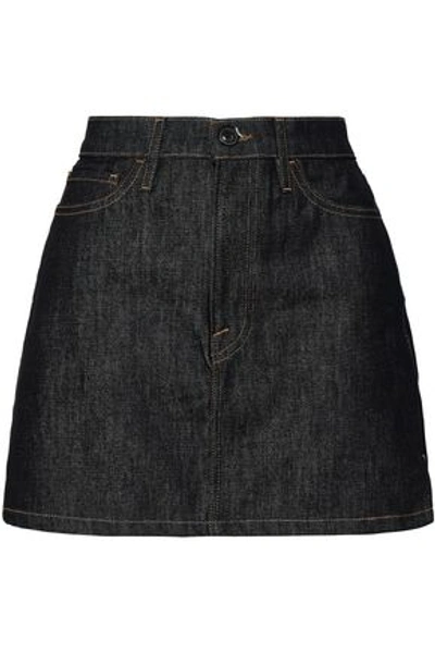 Frame Woman Denim Mini Skirt Dark Denim
