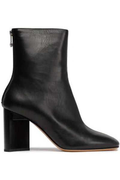 Maison Margiela Woman Leather Ankle Boots Black