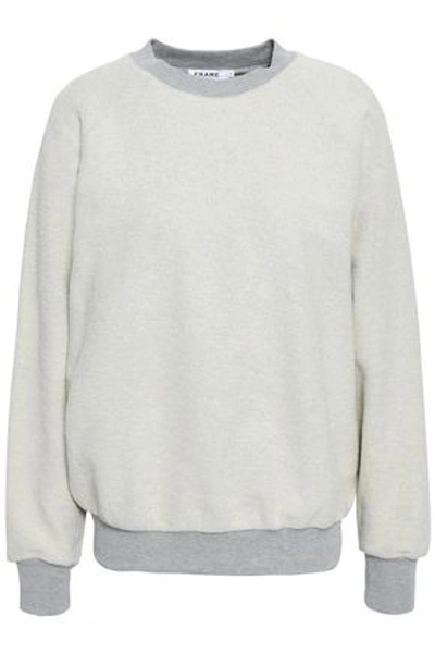 Frame Woman French Cotton-terry Sweatshirt Stone