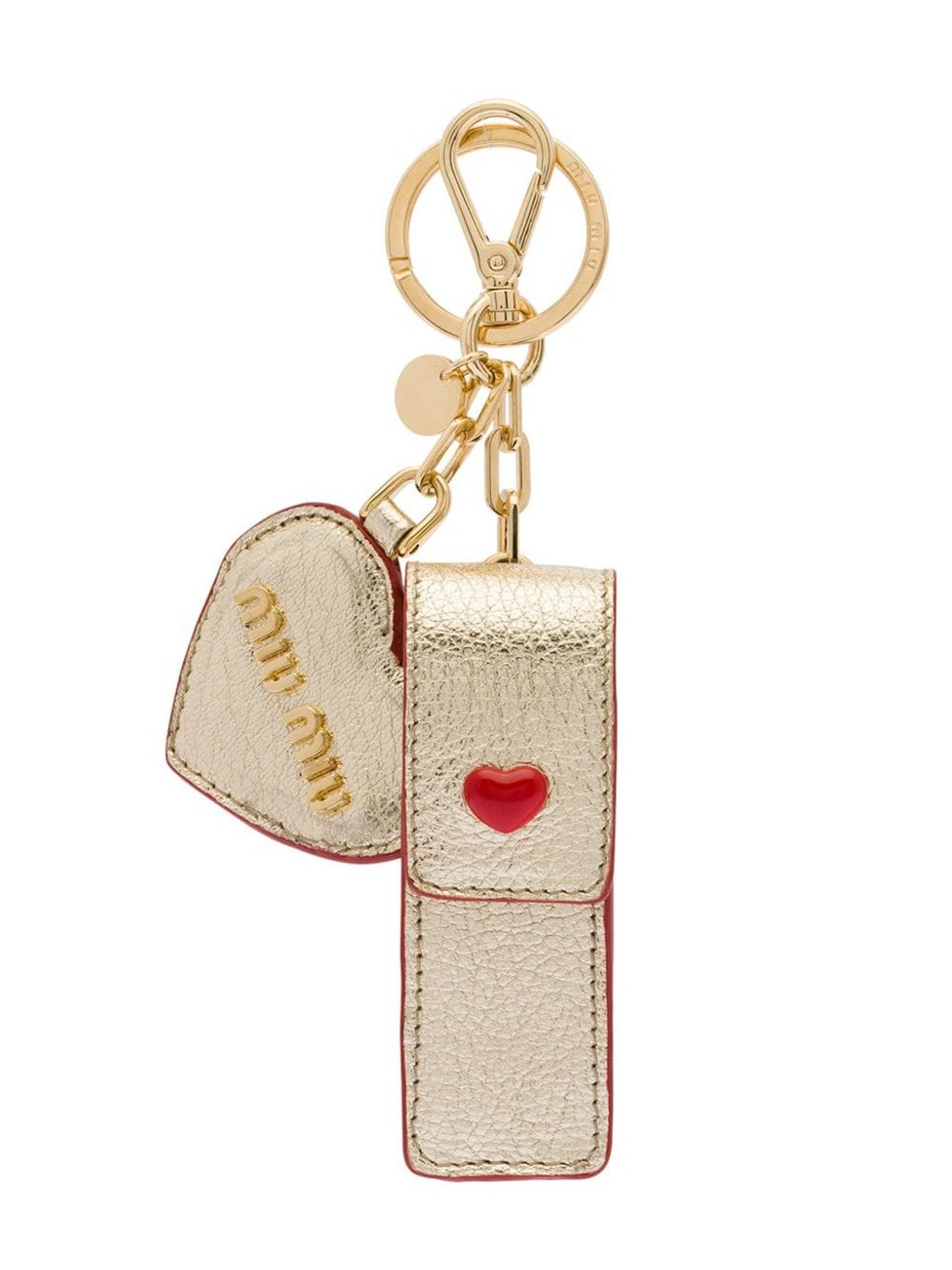 Miu Miu Love Heart Lipstick Case - Pink | ModeSens