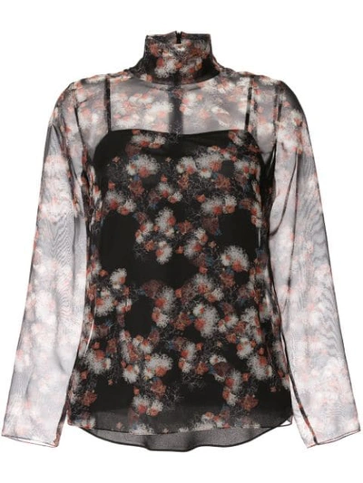 Camilla And Marc Clio Long Sleeve Top In Black