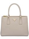 Prada Galleria Tote Bag In Metallic