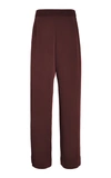 Bouguessa Crepe Straight-leg Pants In Red