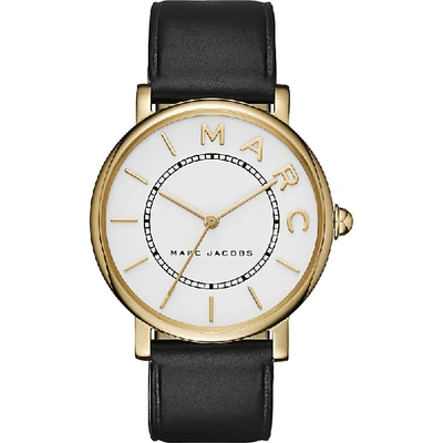 Marc Jacobs Roxy Gold Watch In Gold/black