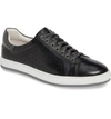 English Laundry Harry Perforated Sneaker In Black Leather