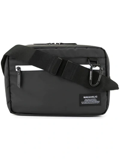 Makavelic Utility Shoulder Bag In Black