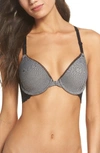 B.tempt'd By Wacoal Contour Racerback Underwire Bra In Blackened Pearl