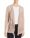 Avec Lightweight Mixed-knit Cardigan In Oxford Taupe