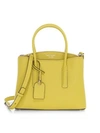 Kate Spade Medium Margaux Leather Satchel In Yellow
