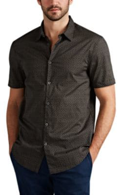 Kinggo Mens Design Breathable Undertale Flower Short Sleeve Cool Polo Shirt Black