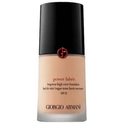 Giorgio Armani Beauty Giorgio Armani Power Fabric Longwear High Cover Liquid Foundation Spf 25 In 3.25