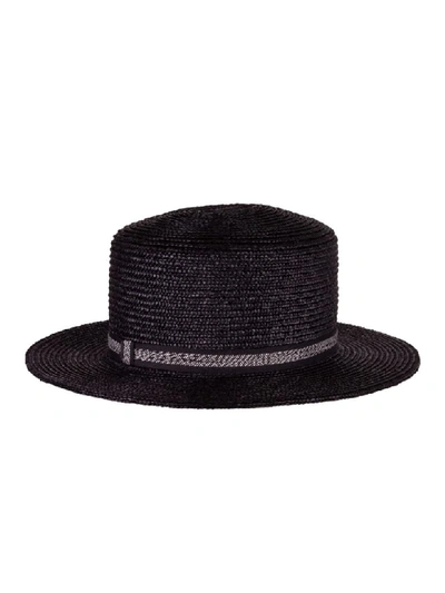 Maison Michel Cap In Black