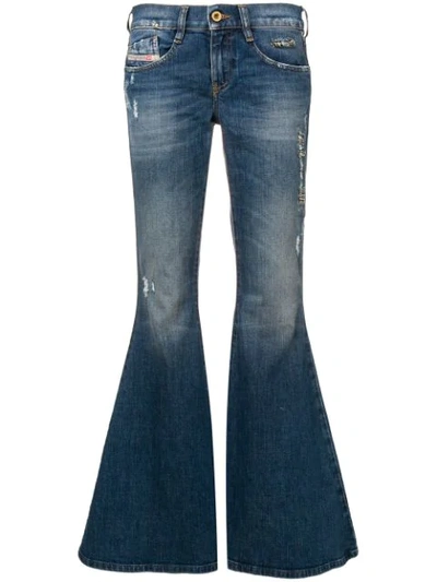 Diesel Bootcut Flared Jeans In Blue