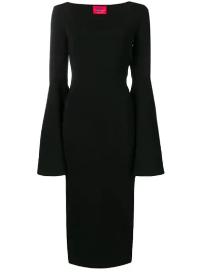 Solace London Serra Dress In Black
