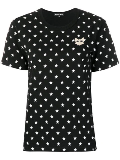 Markus Lupfer Anna Coco Cat Star Print T In Black