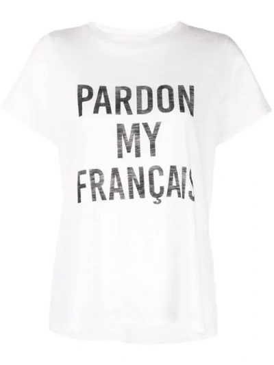 Cinq À Sept Pardon My Français T In White