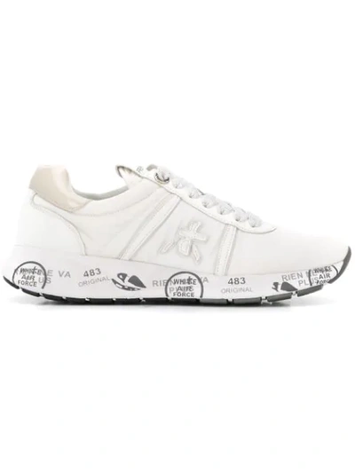 White Premiata Matthew Sneakers In White