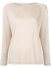Lamberto Losani Basic Sweatshirt In Neutrals