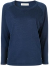 Lamberto Losani Basic Sweatshirt In Blue