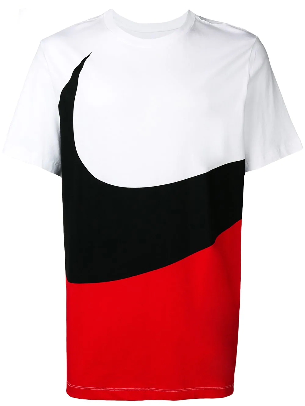 nike swoosh print t shirt