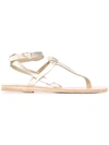 Ancient Greek Sandals Estia Sandals In Gold