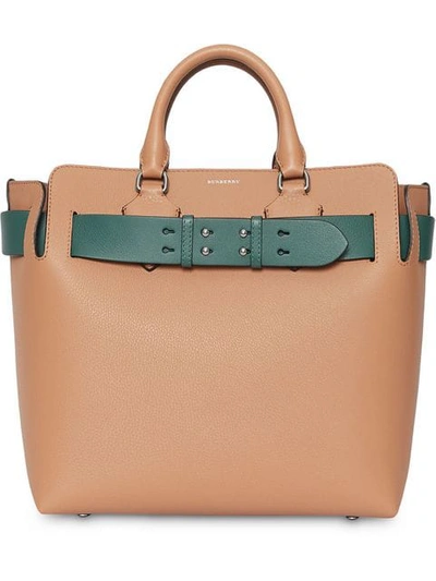 Burberry The Medium Leather Belt Bag In Brown