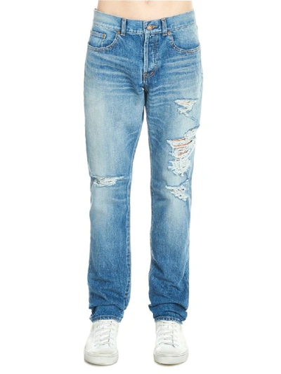 Saint Laurent Jeans In Blue