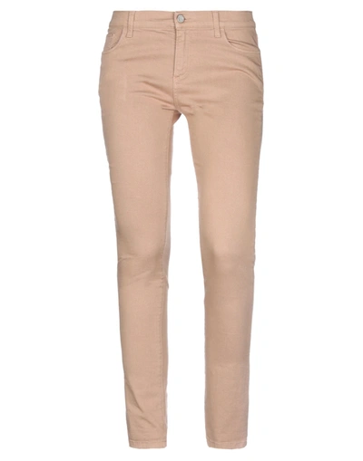 Manila Grace Jeans In Light Brown