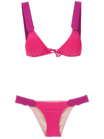 Adriana Degreas Klassischer Bikini In Pink