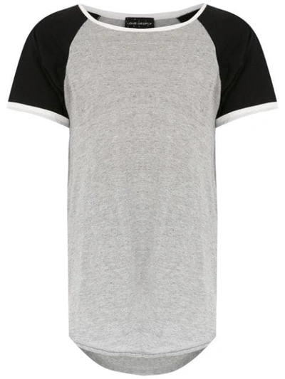 Andrea Bogosian Raglan T-shirt In Grey