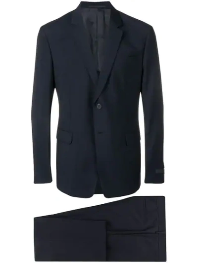 Prada Classic Two-piece Suit In Blue