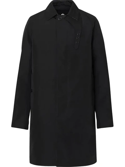Burberry Bonded Car Coat With Warmer In Black