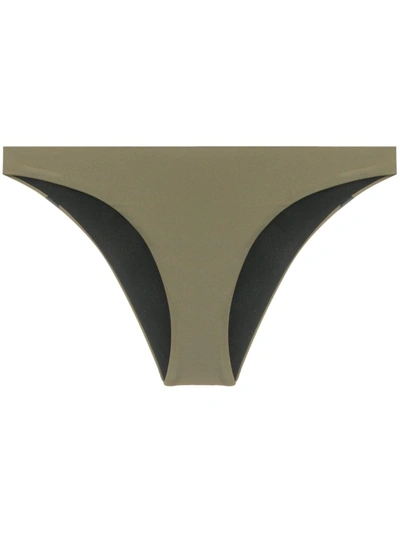 Dsquared2 Dsquared Back Print High Leg Briefs In Green