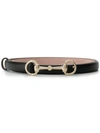Gucci Horsebit Detail Belt In Black