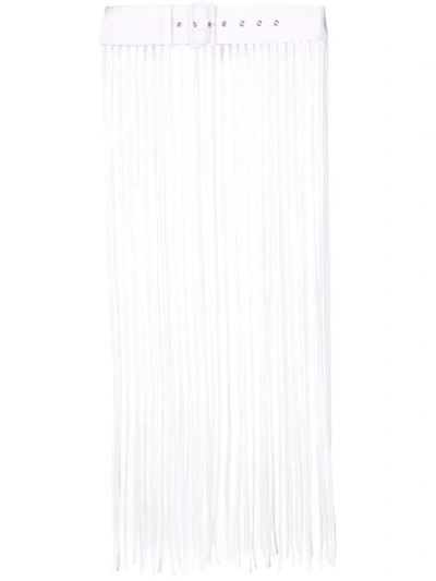 Rachel Comey Fringed Belt In White