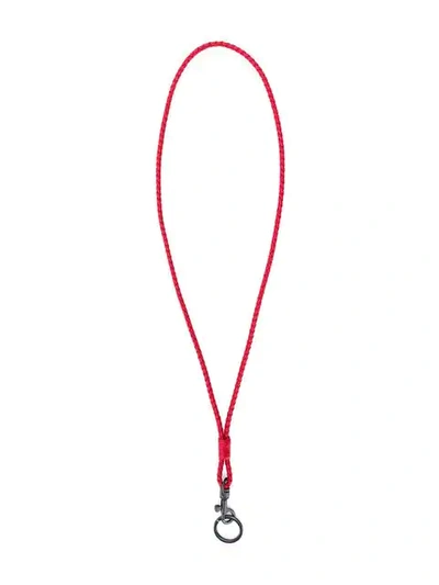 Bottega Veneta Rope Key In Red