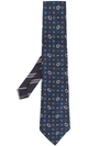 Etro Paisley Print Tie In Blue