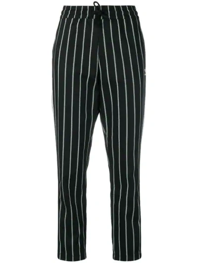 Adidas Originals Contrast Logo Track Pants In Black