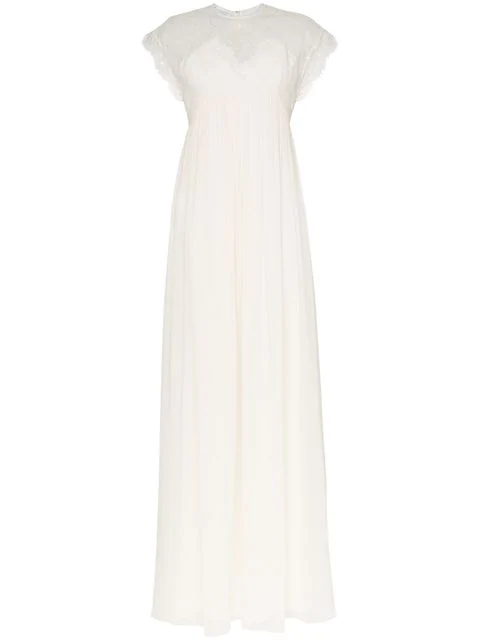 white silk shift dress