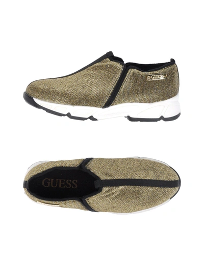 Guess Sneakers In Ocher