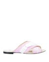 Fendi Sandals In Light Pink