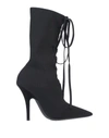 Yeezy Ankle Boots In Black