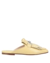 Tod's Mules In Light Yellow