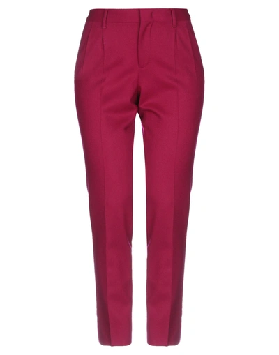 Pt0w Casual Pants In Mauve