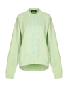 Dsquared2 Sweatshirt In Light Green