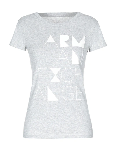 Armani Exchange T-shirt In Light Grey